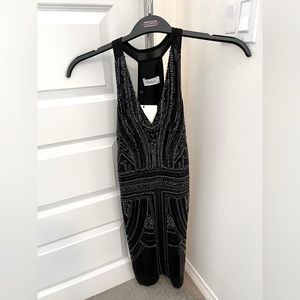 Black beaded dress BNWT